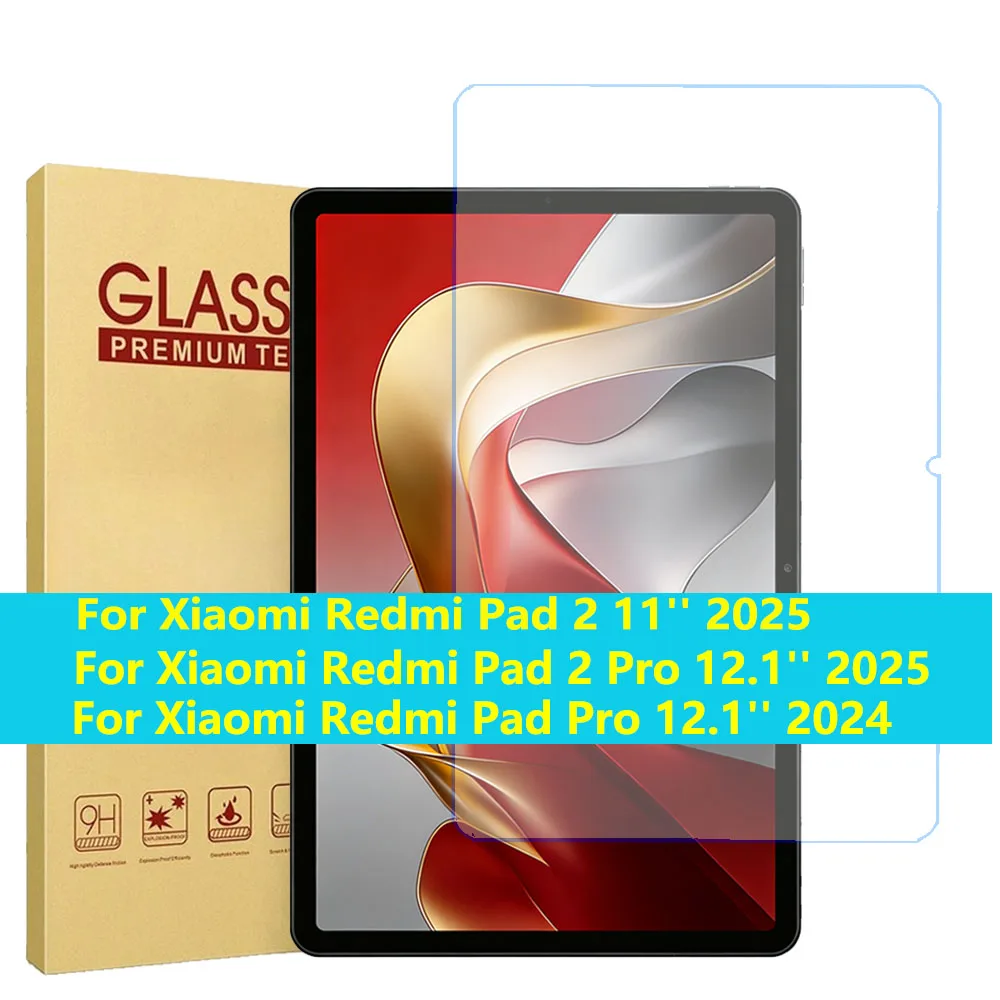 9H Tempered Glass For Xiaomi Redmi Pad 2 Pro 12.1-inch For Redmi Pad 2 11-inch Screen Protector Protective Film