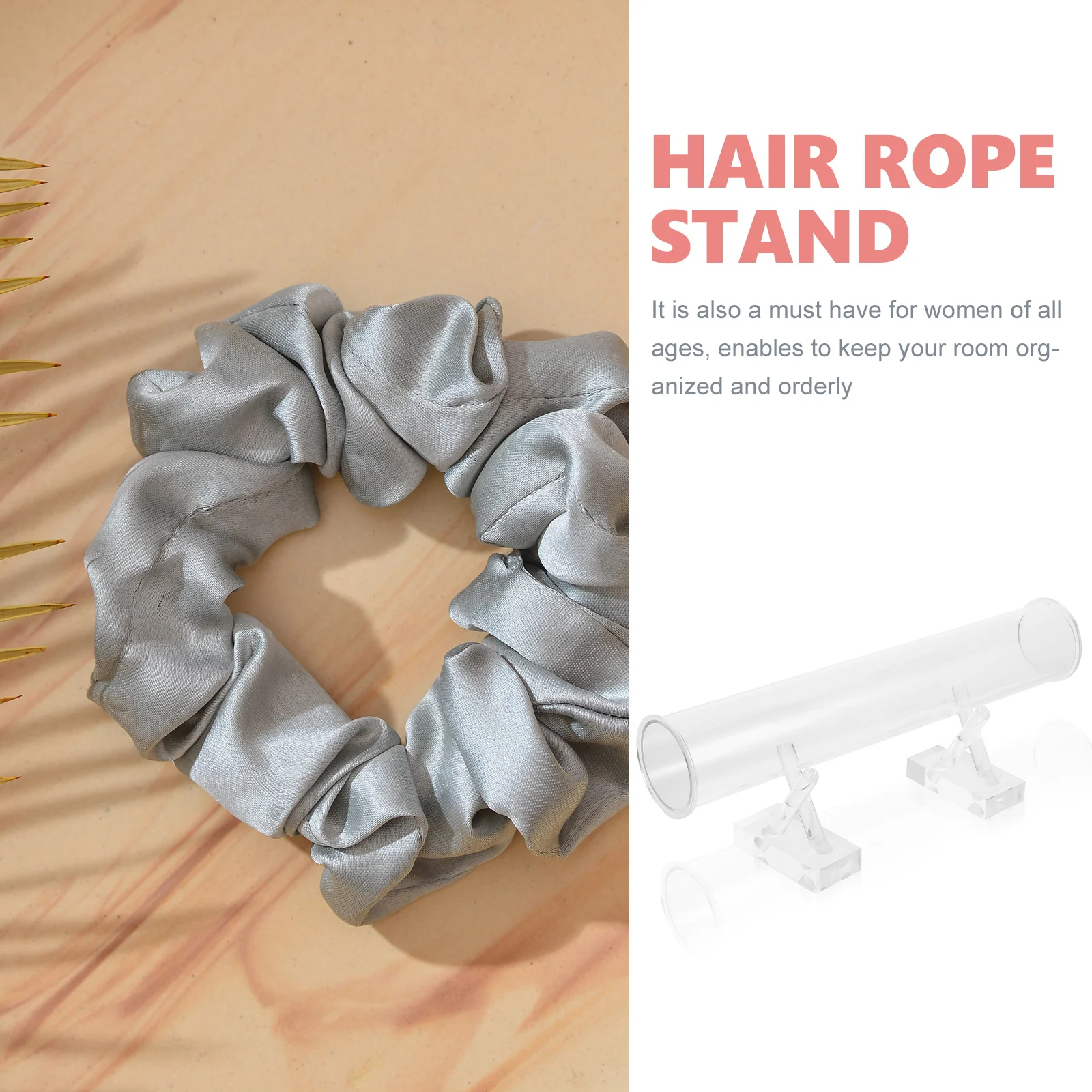 

Acrylic Headband Organizer Clear Display Stand Hairband Holder Rack for Home Hair Accessories Storage Bracelet Holder