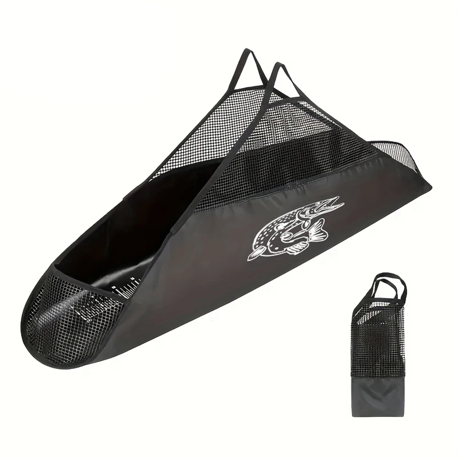 

Рыболовная сумка для соревнований, складная сумка для рыбы на слинге с прочной нейлоновой ручкой и линейкой