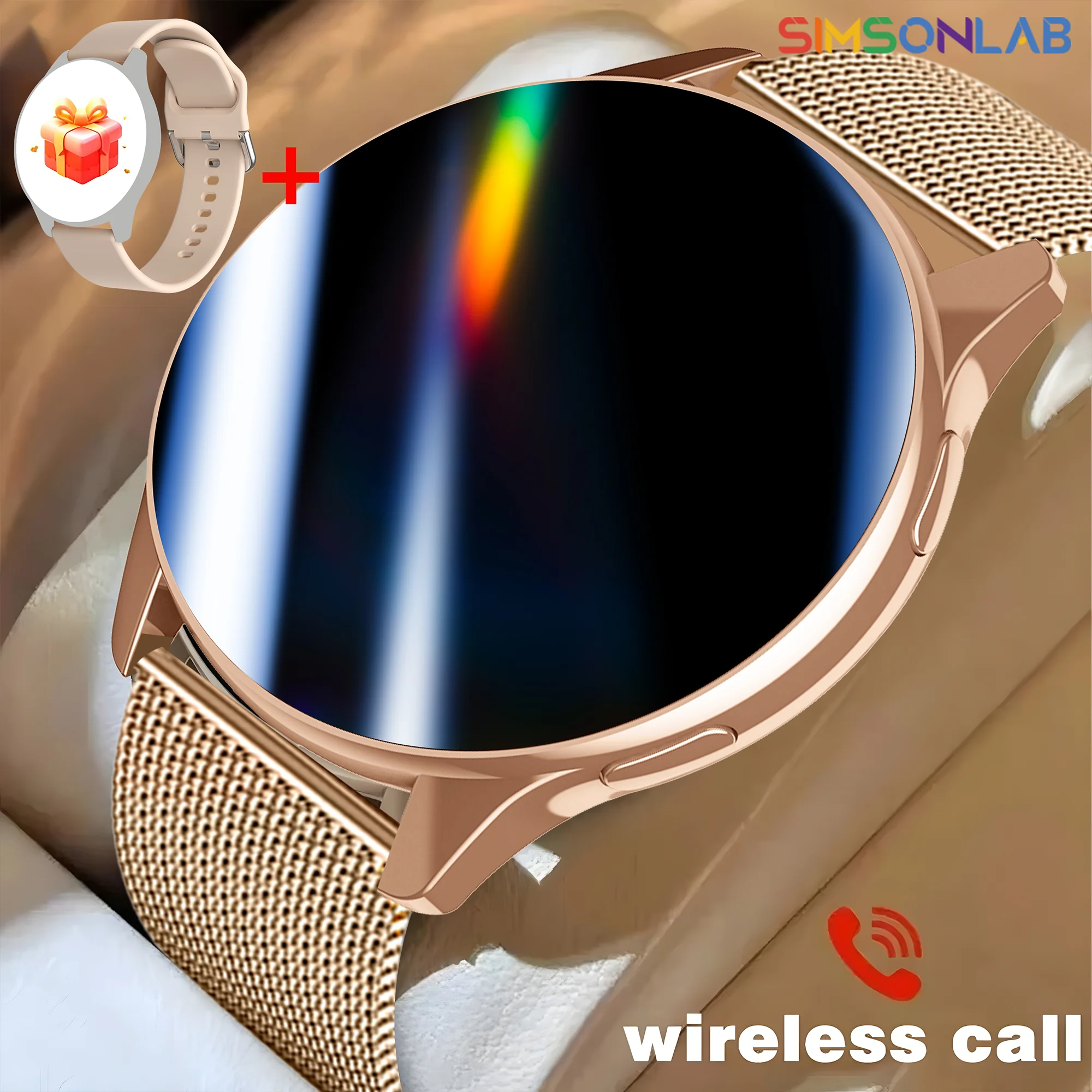 

SIMSONLAB Smartwatch For Huawei Phone Bluetooth Call/Dial Remote camera Heart Rate Sport Fitness Tracker Men Women Android IOS