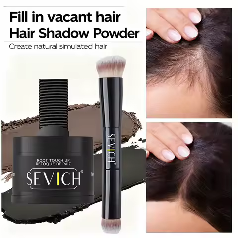 Sevich Hairline Shadow Powder Kit With Brush 4g Hair Shadow Powder 13color Instantly Conceals Thinning Hairline Powder Unisex