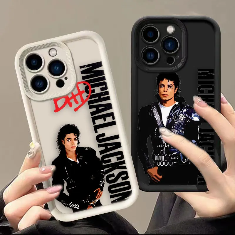 

M-Michael J-Jackson Singer Phone Case For Redmi NOTE 15 13 14 8 9 9S 10 10S 11 11S 11T 12 12S PRO PLUS TPU Case DIY Shell Cover