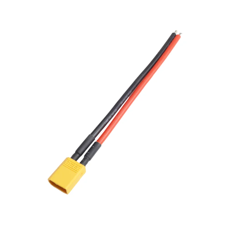 5 قطعة محول XT30 ضفيرة التوصيل ذكر/موصل سالب مع 100 مللي متر 16AWG المعلبة سلك كابل ل RC يبو بطارية FPV الطائرة بدون طيار شاحن