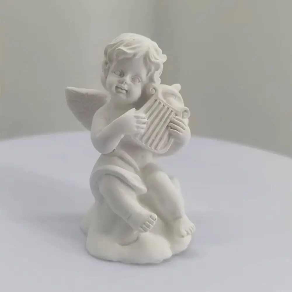 

Props Guardian Angel Home Decoration Peaceful Prayer Cupid Angel Statue Garden Ornaments Desktop Figurine Character Sculpture