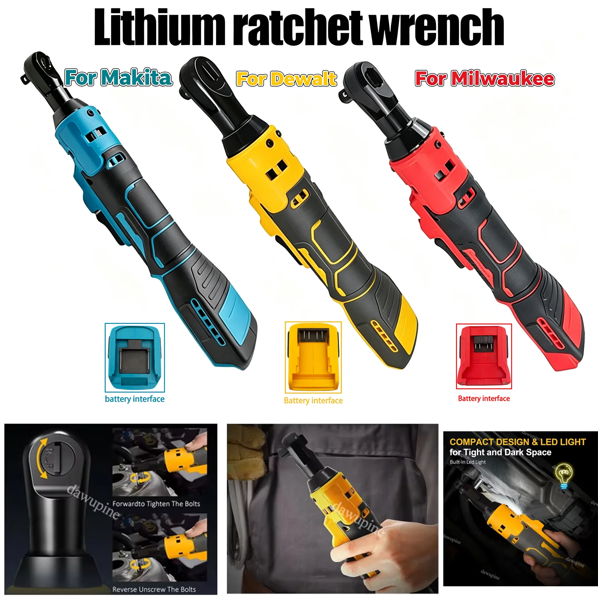 cordless-electric-ratchet-wrench-screwdriver-power-tool-accessories-for-makita-for-milwaukee-for-dewalt-18v-20v-lithium-battery