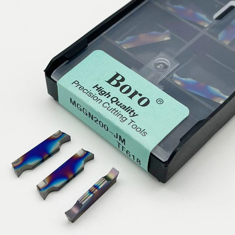 

MGGN150 MGGN200 MGGN250 MGGN300 MGGN400 MGGN500 JM TF618 Grooving Inserts MGGN Hardened Steel Inserts CNC Lathe Cutter