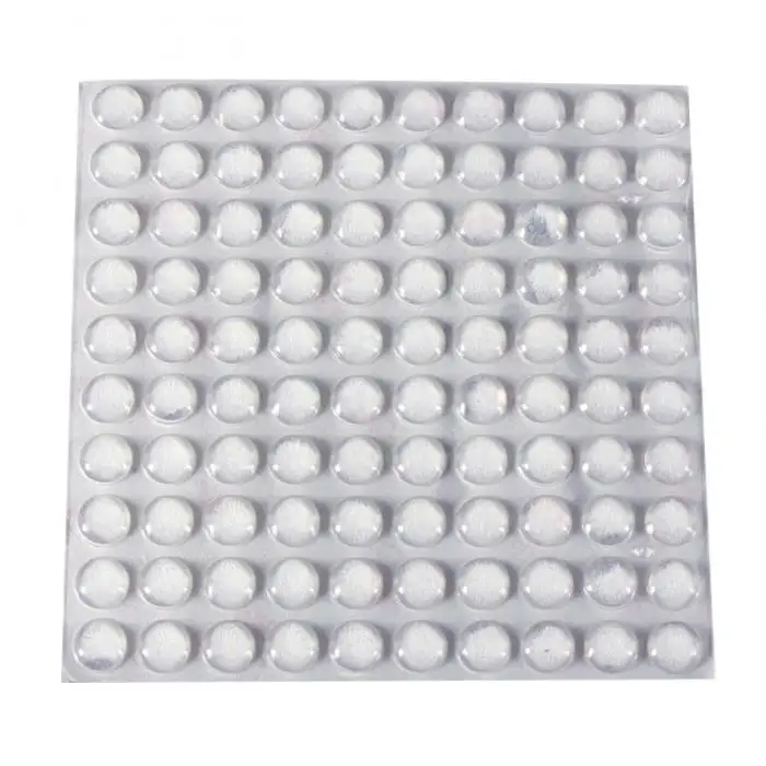 100Pcs Hot Sale Self Adhesive Round Silicone Rubber Bumpers Soft Transparent Black Anti Slip shock absorber Feet Pads Damper