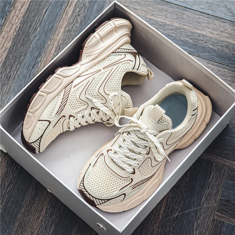 Men's breathable lightweight sneakers Four seasons new fashion soft sole comfort outdoor racing running casual speed sports shoe