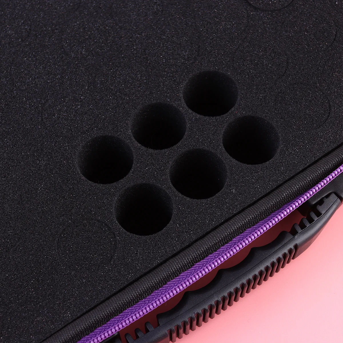 

Essential Oil Storage Bag 15Ml Capacity Portable Organizer For Travel Purple Lining Brush Holder Case