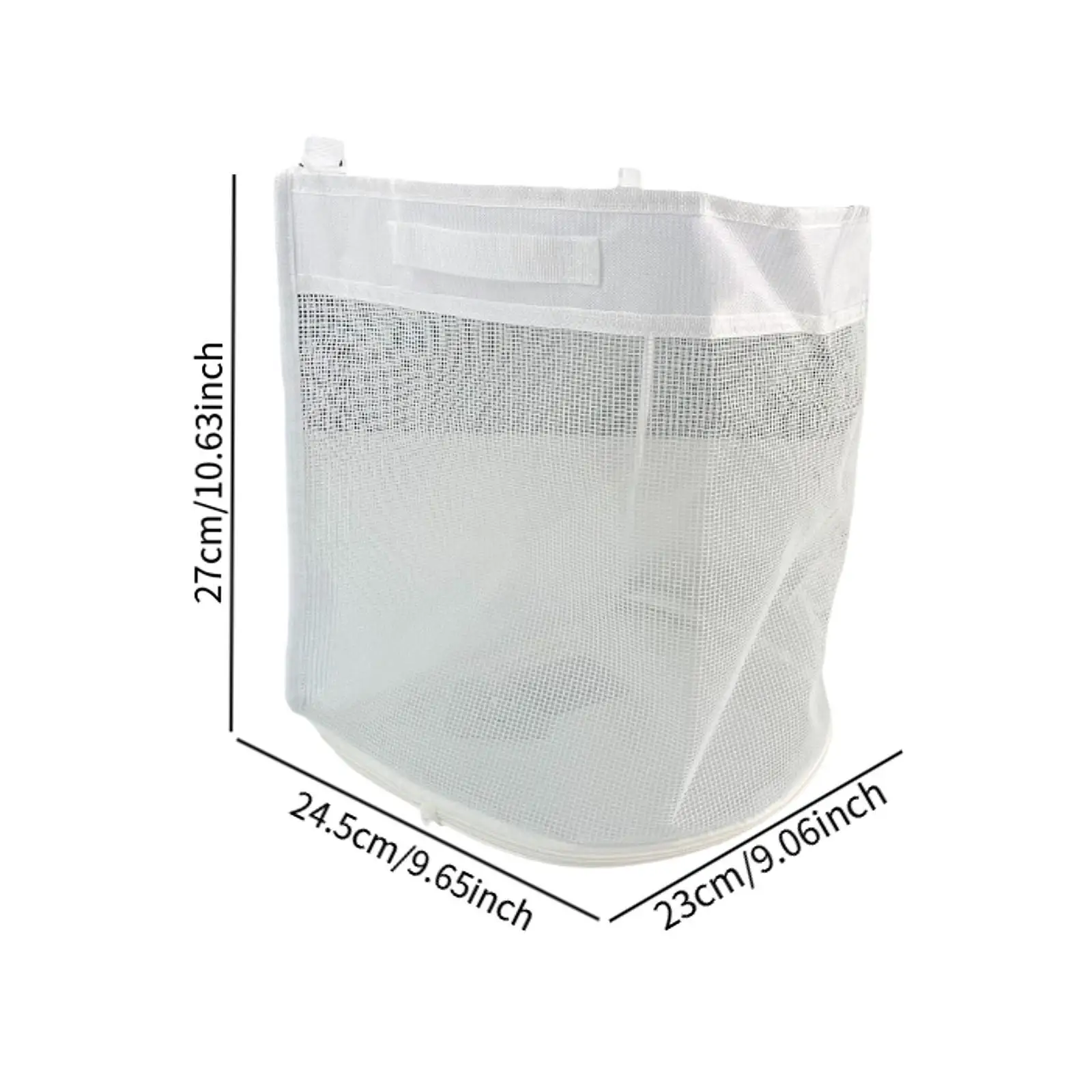 Mesh Bath Toy Organizer Quick Dry Large Capacity Hanging Storage Bag for Baby Bathtub Toys Holder with Wide Opening