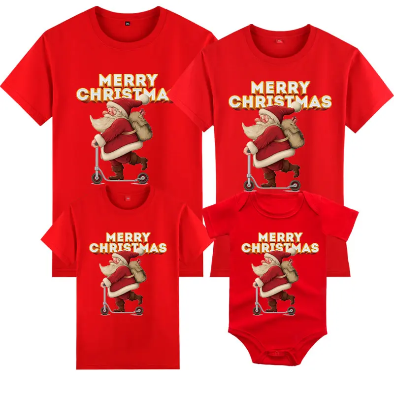 Família Natal combinando roupas, carta engraçada impressão, adultos e crianças t-shirt, macacão de bebê, mãe e eu, pai, filha e filho roupas