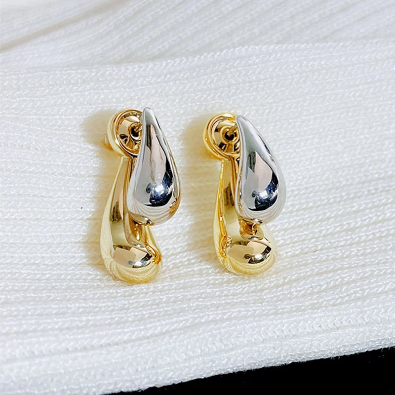 S925 Silver Needle Water Drop Women Earrings Smooth Trend Fashion Exquisite Jewelry Party Gifts Elegant Accessories