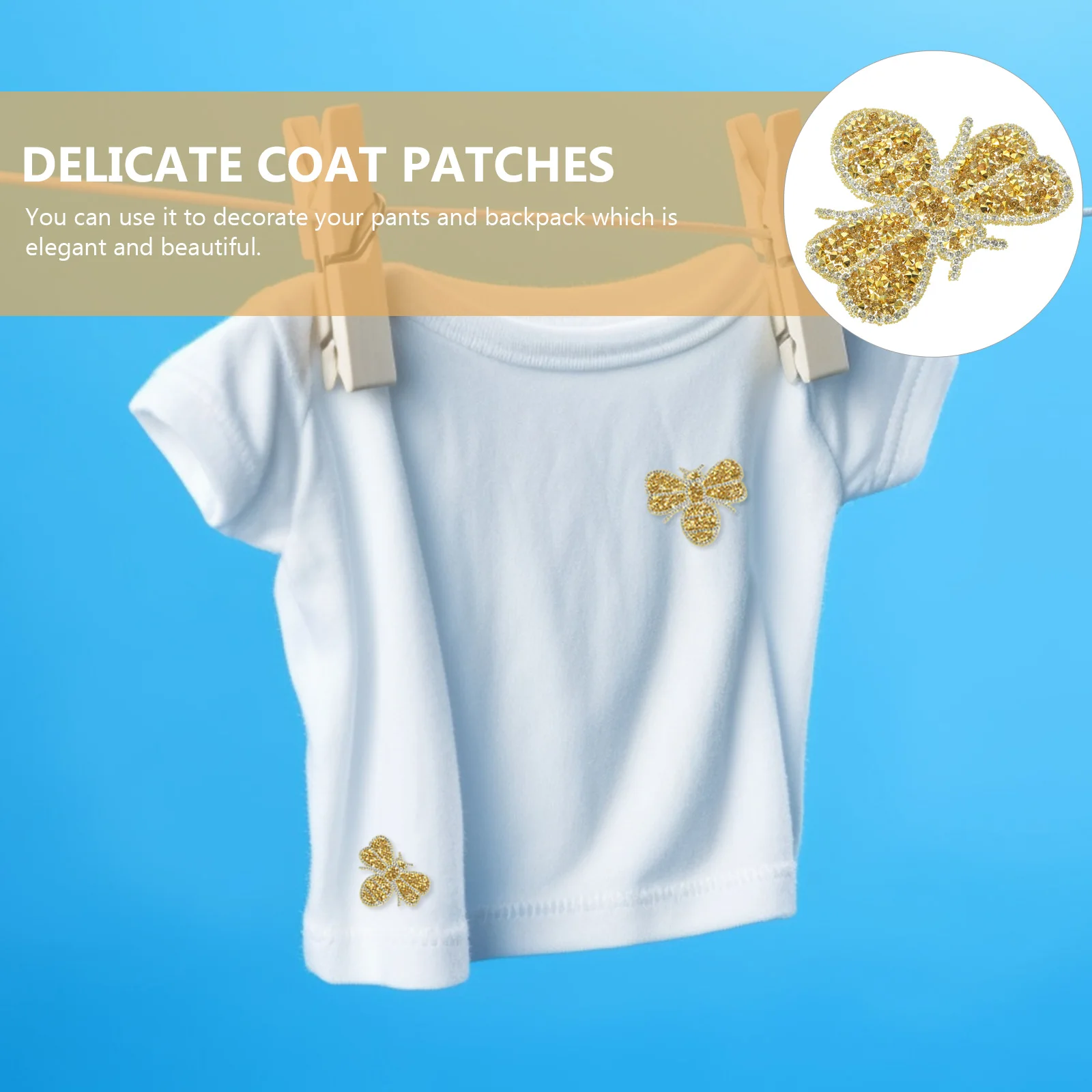 

10pcs Replaceable Printing Patches Decorative Iron On Hat Accessories Wear-Resistant Clothes Patches Diy Clothing Repair