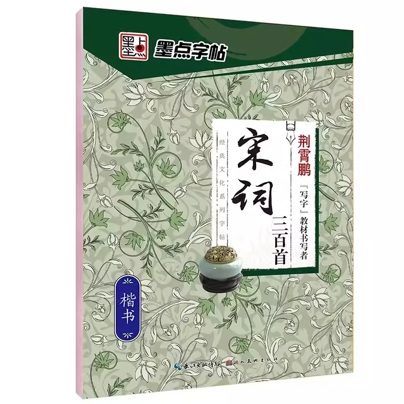 Chinese Hard Pen Calligraphy Copybook Regular Script Running Script Transition Practice Copybook Writing Training for Beginners
