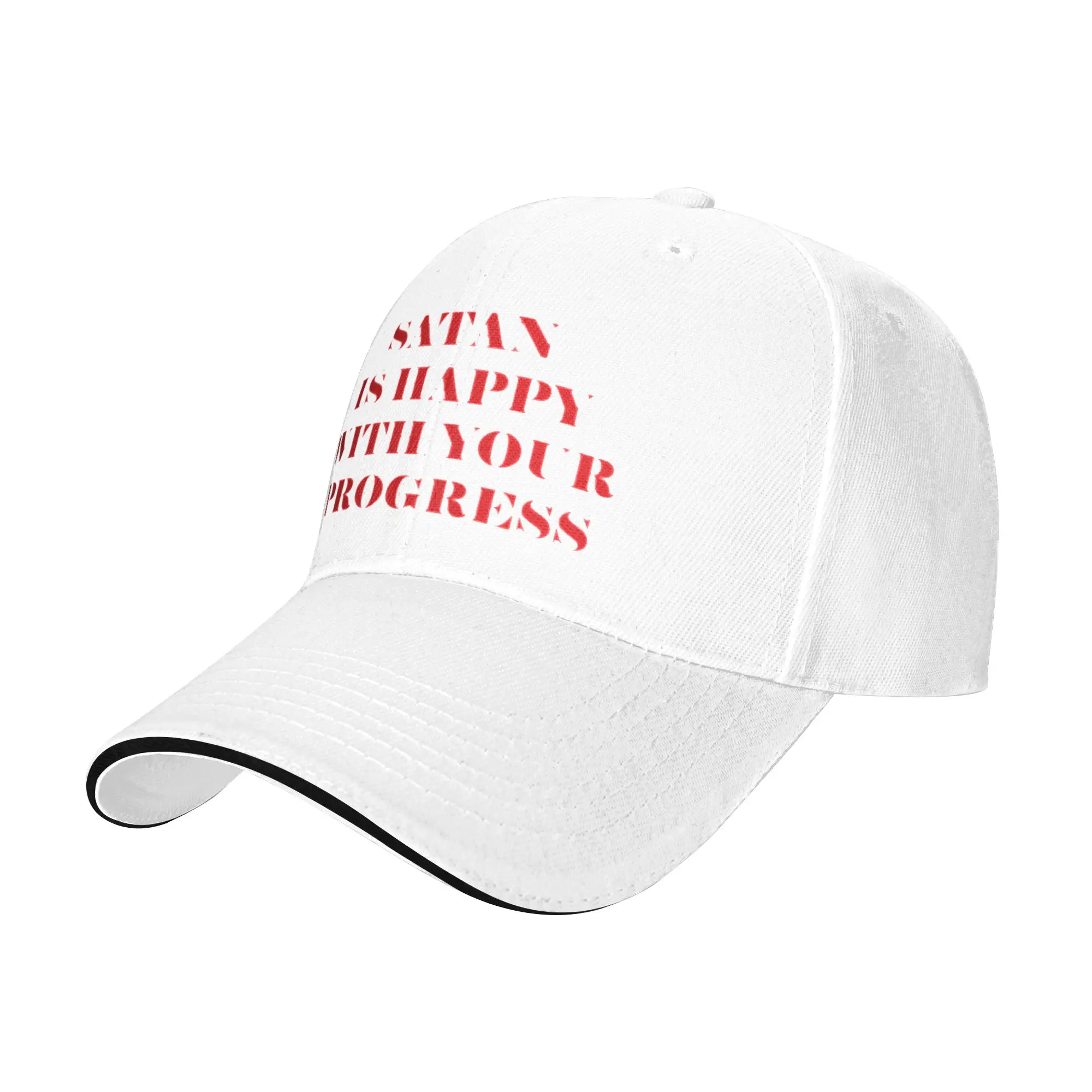 satan is happy with your progress Gift For Children Men Women A Baseball Cap Hat