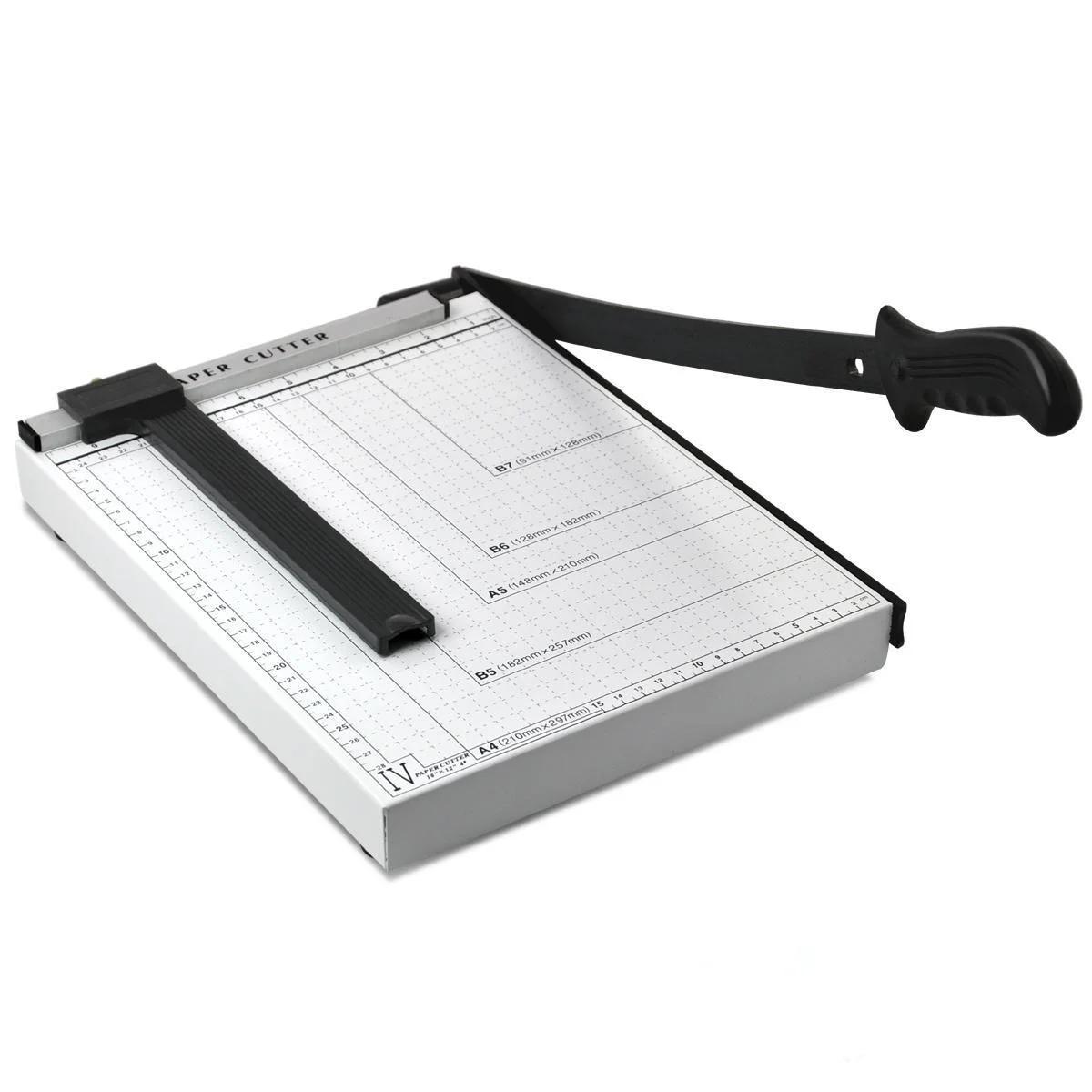 

10X12 Inch Heavy Duty Guillotine Trimmer Solid Metal Base Adjustable A4 Cutting Guide For Documents Photos Craft Paper