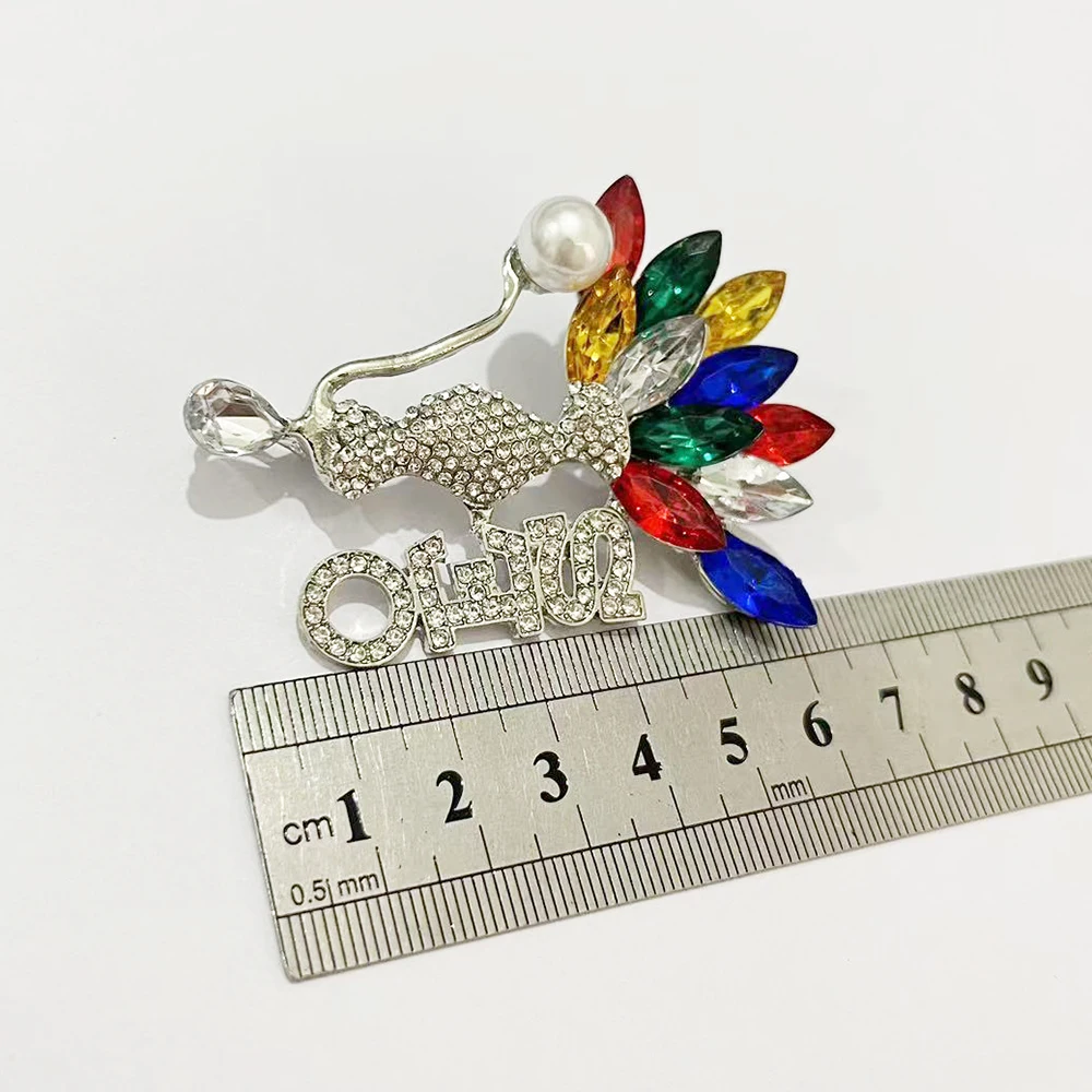 Handmade Star Order Eastern Pin Sorority Greek Masonic Easter Star OES Brooch Organization Party Jewelry