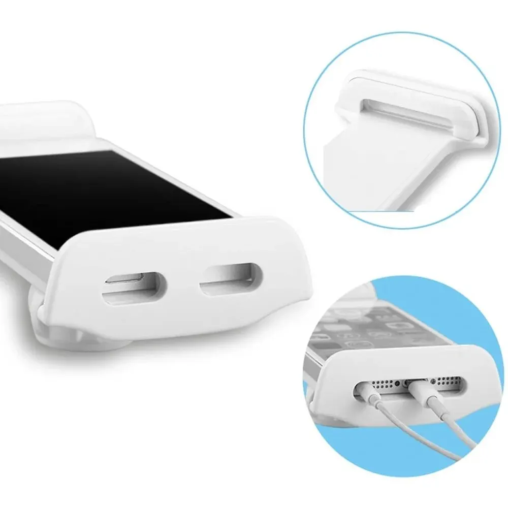 Support de tablette de lit de grande taille, 80cm de long, pour iPad Air Pro Mini, avec pince, 4 à 12 pouces