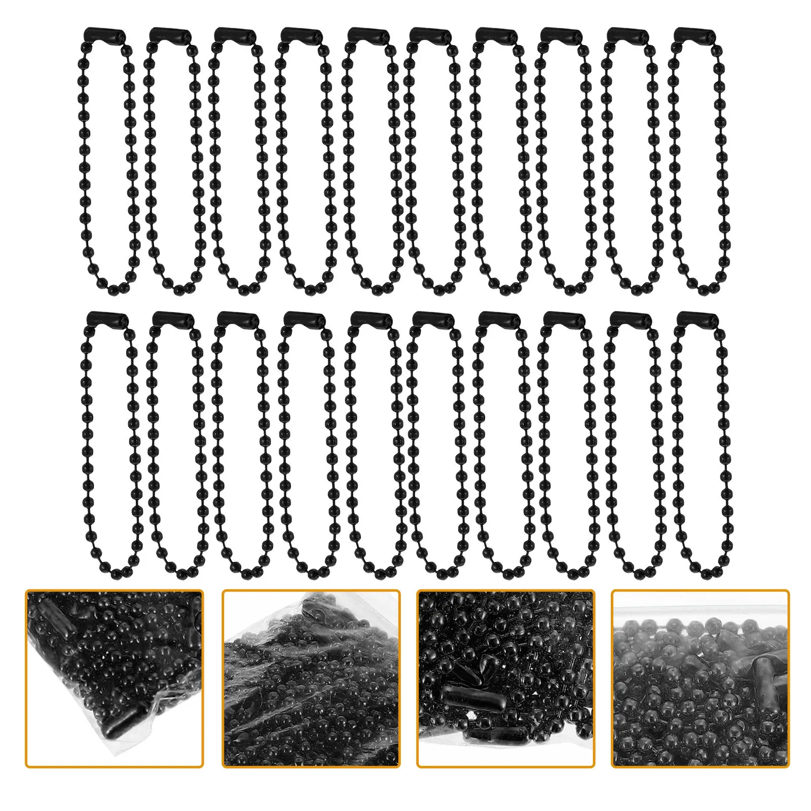 

100 шт. цветных цепочек для бирок, легкие цепочки-шармы для бусин, для подвесок, брелоков, ценников, ювелирных изделий