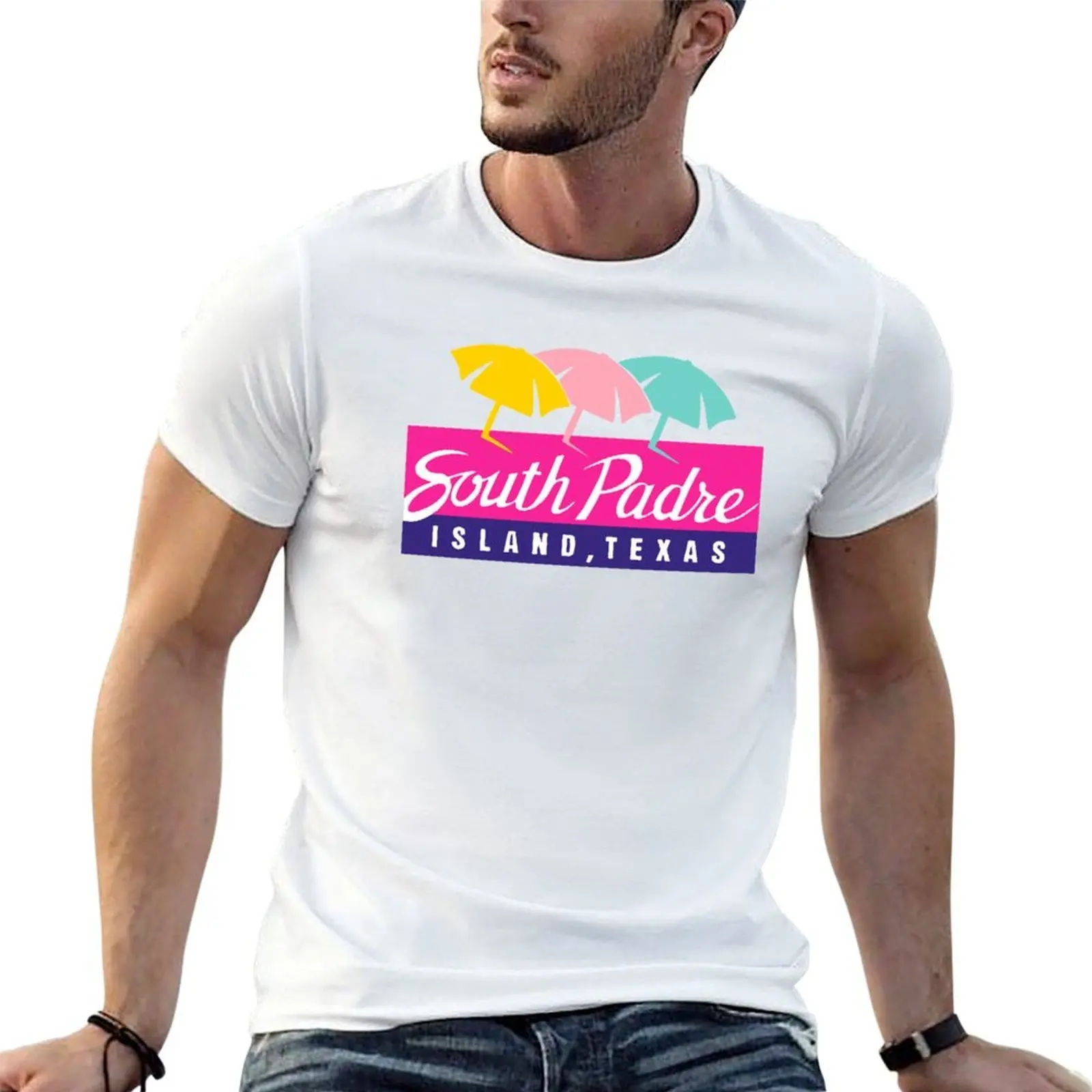 

South Padre Island Flag T-Shirt t shirt man plain anime t shirts oversize T-Shirt