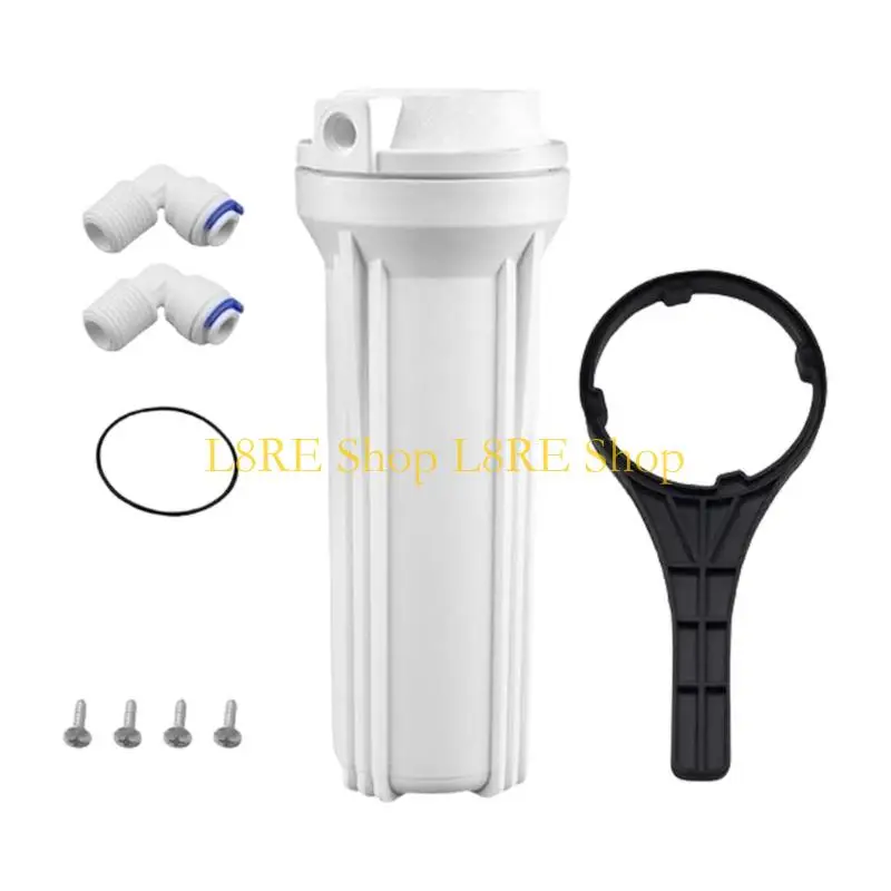 L8RE 10inch مرشح التناضح العكسي الإسكان المناسب لأنظمة تنقية مياه المطبخ ومرافق الشرب العامة