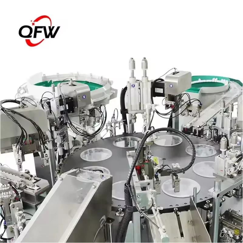 QFW New Design Automatic Assembly Machine Atomized Spray Nozzle Mist Sprayer Pump Lid Equipment for Other Processing Line
