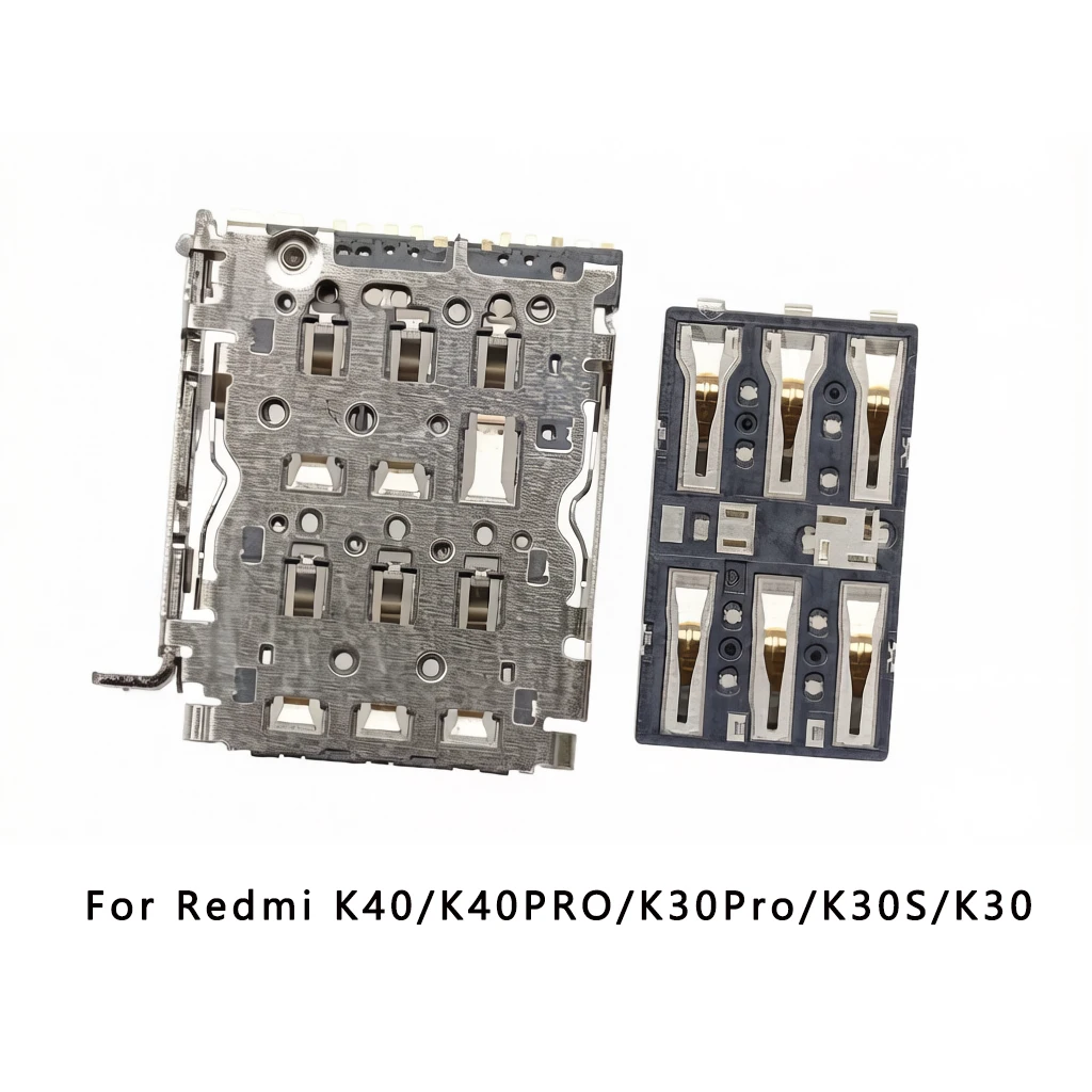 5PCS For Redmi K30 K40 5G K20 K20PRO/MIUI 10PRO 9SE CC9 9T Motherboard card slot SIM card holder