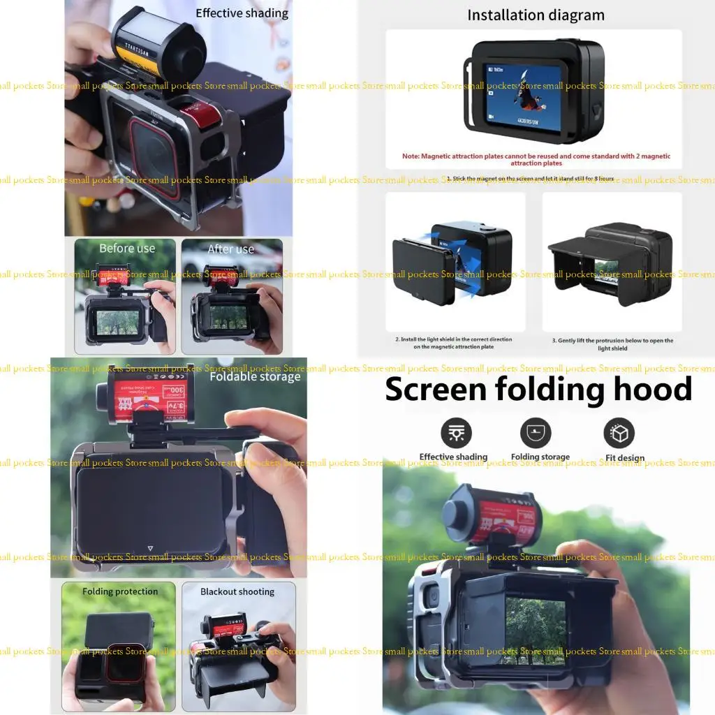 

Складная защитная крышка объектива камеры R1WD, магнитное крепление, легкое удаление, защита от царапин