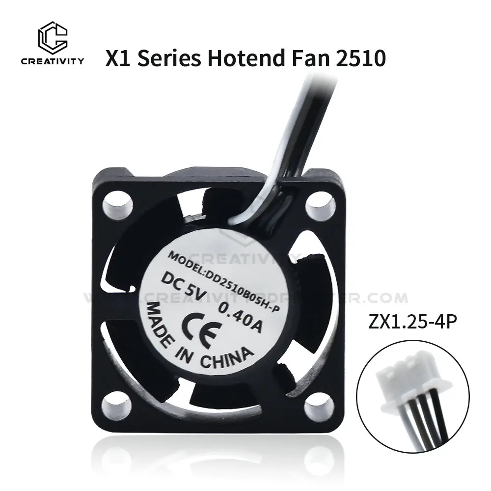 2510 Fan For BambuLab X1/P1 Hotend Cooling Fan With Cable Rapid cooling Fan For X1C P1S P1P 3D Printer Accessories - Image 3