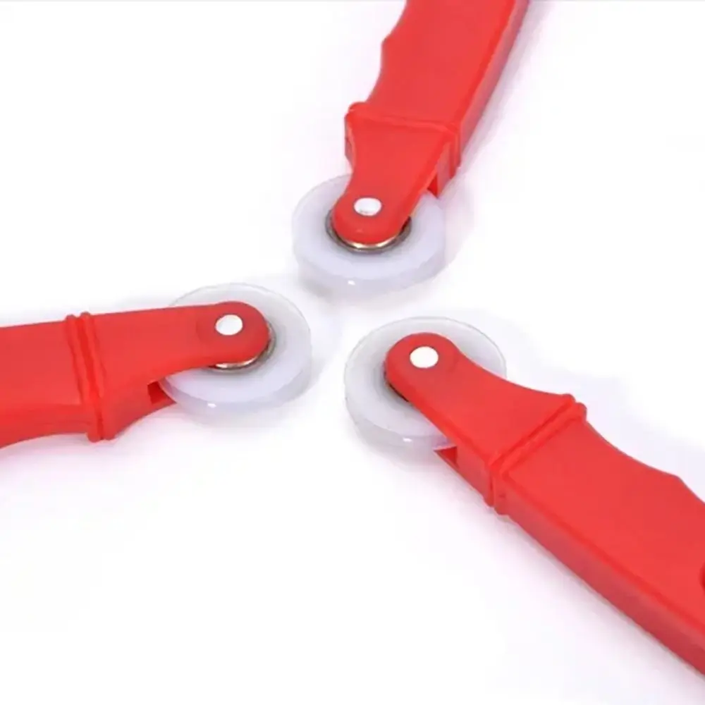 

1Pcs Hand Crank Nylon Screen Rolling Tool Plastic Double Head Screen Spline Repair Roller Red Hand Spline Roller