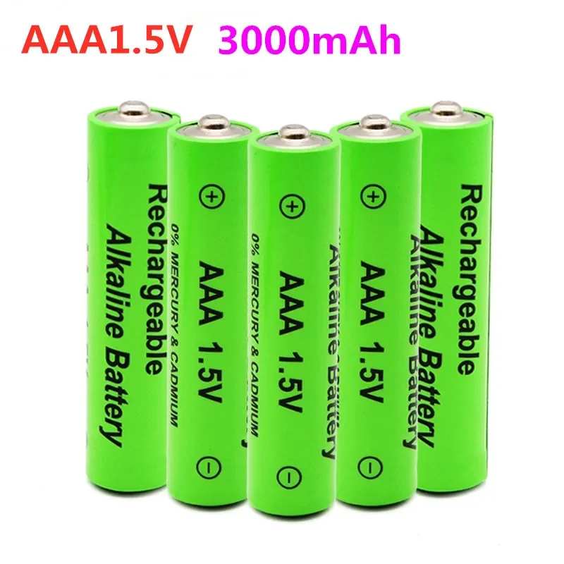 Batterie aste pour horloges, batterie AAA, 1.5 V, 3000mAh, NI-laissée, 1.5 V, souris, ordinateurs, jouets, 2-20 pièces