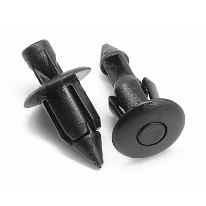 10/20/30PCS 6mm Black Rivet Fairing Body Trim Panel Fastener Screw Clips For Honda Suzuki Kawasaki Motorcycle Accessories Parts