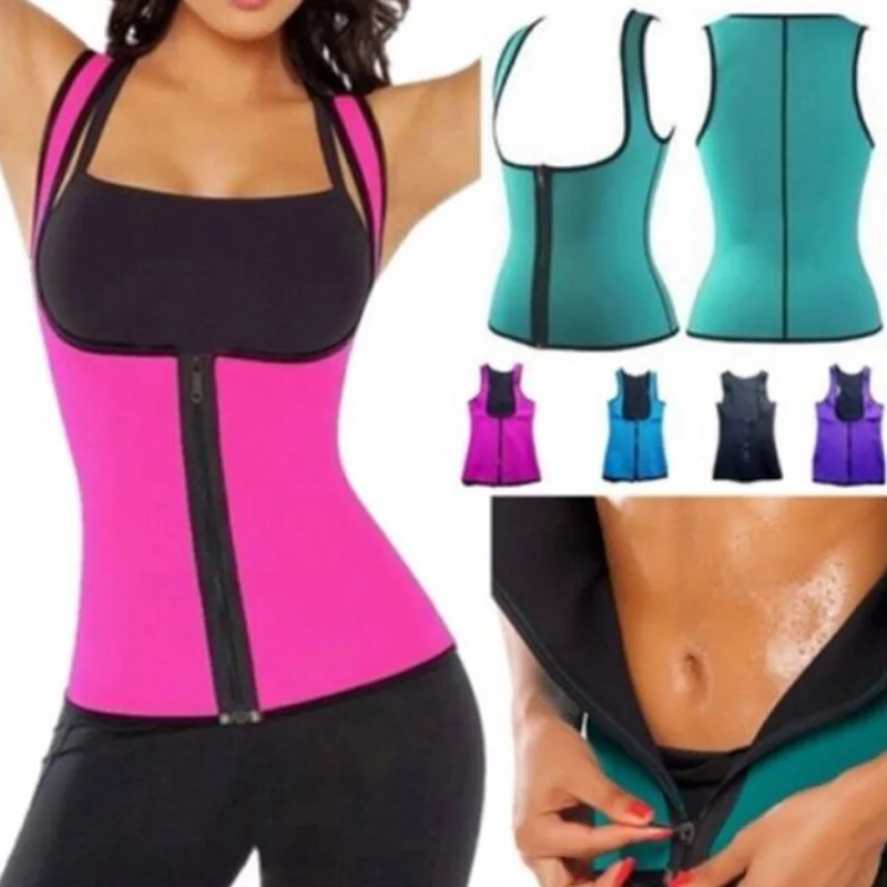 Women Sweat Body Suit Sweat Belt Shaper Premium Waist Trimmer Belt Waist Trainer Corset Shapewear Slimming Vest Underbust