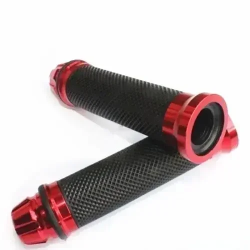 

Red Handlebar Hand Grips 7/8" 22mm For Kawasaki Suzuki Yamaha ATV Dual Sport UTV