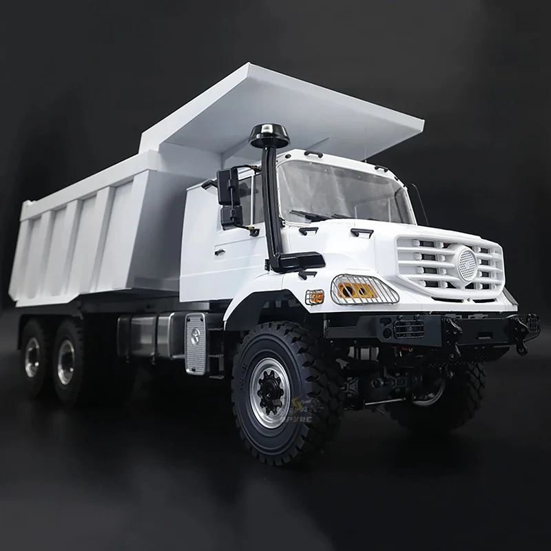 JDM-180 Saitos 1/14 Hydraulic Rc Dump Truck 6X6 Radio Control Tipper Car Model W/ Differential Lock For Tamiya  Lesu Scania