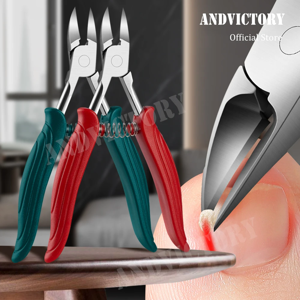 1 ud. Cortaúñas para uñas encarnadas, accesorios y herramientas de manicura, cortador de bordes para uñas gruesas, tijeras para cutículas, pedicura