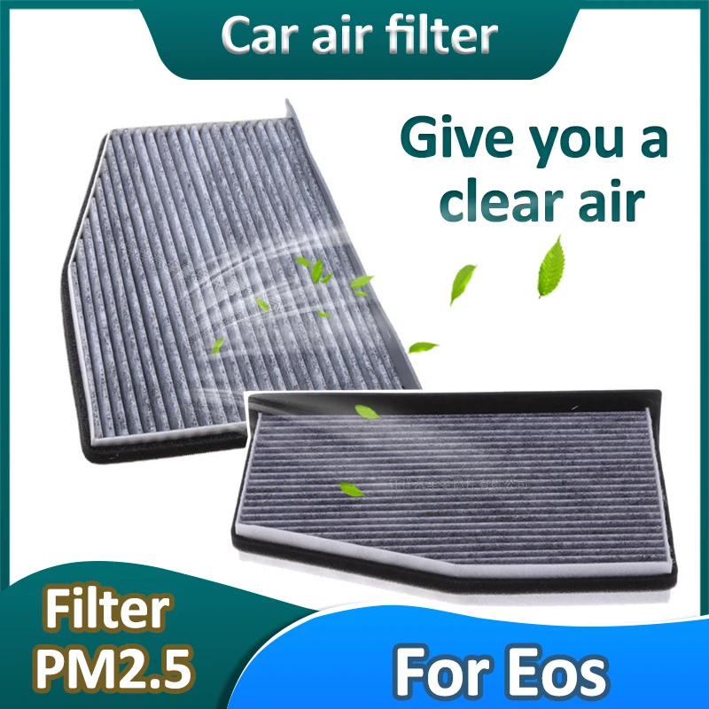 

For Volkswagen VW Eos 2006 2007 2008 Vehicle Activated Air Conditioning Filter Purifier Remove Auto Dust PM2.5 Car Accessories