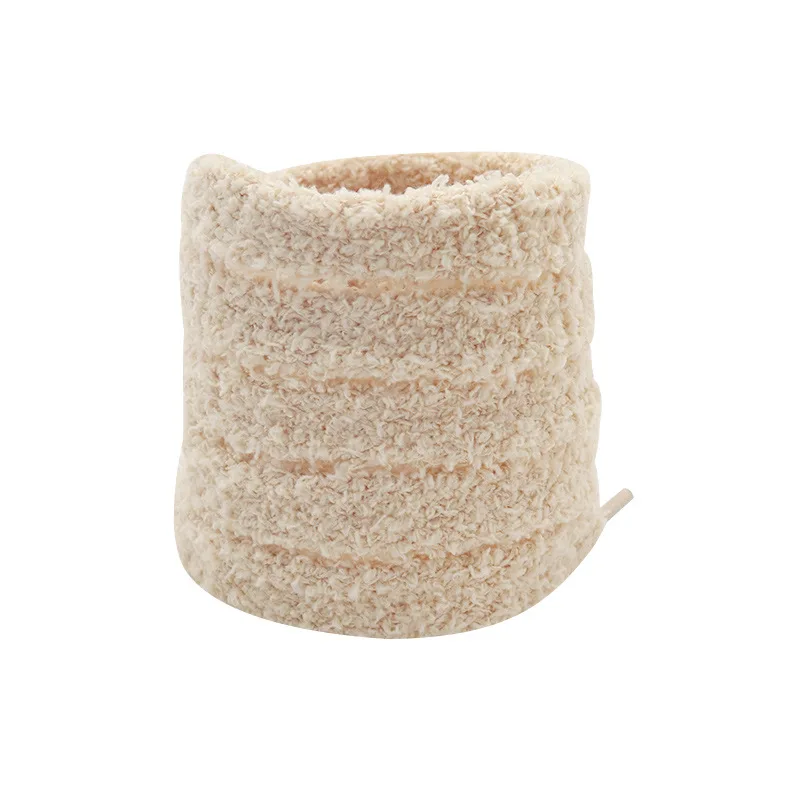 Weiche, flauschige Schnürsenkel, 15 mm breit, flache Plüsch-Frottee-Schnürsenkel für Damen-Freizeitschuhe, bequemer Schnürsenkel-Ersatz – Detail 17