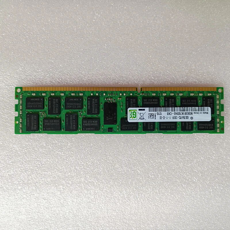 1 Stuks M393B1K70DH0-CK0 8G 2rx4 PC3-12800 1600 Ddr3 Reg Ecc Voor Samsung Server Geheugen