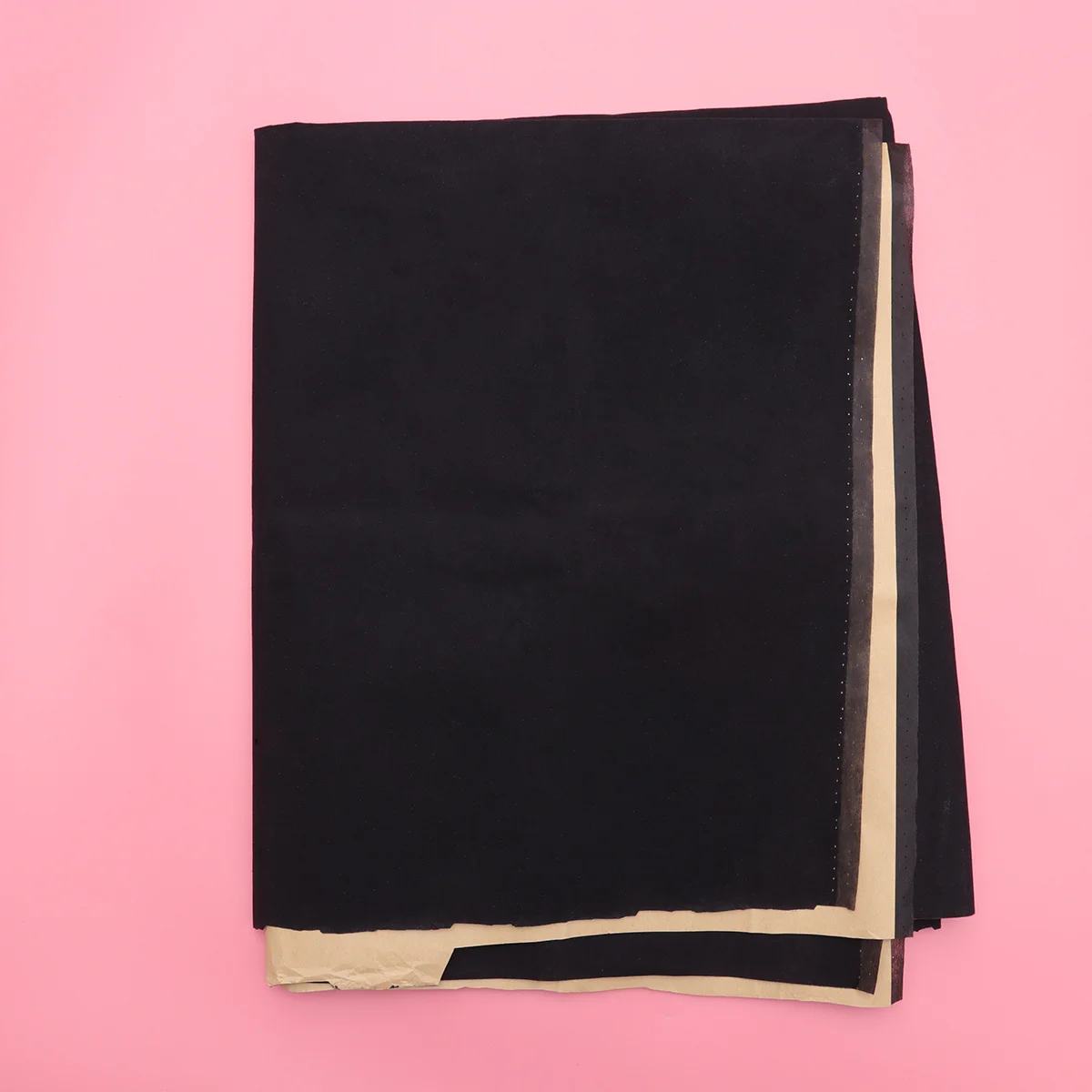 

1pc 150X90Cm Back Adhesive Flocking Cloth Black Self-Adhesive Pad For Table Legs Photo Frames Jewelry Boxes Anti-Slip