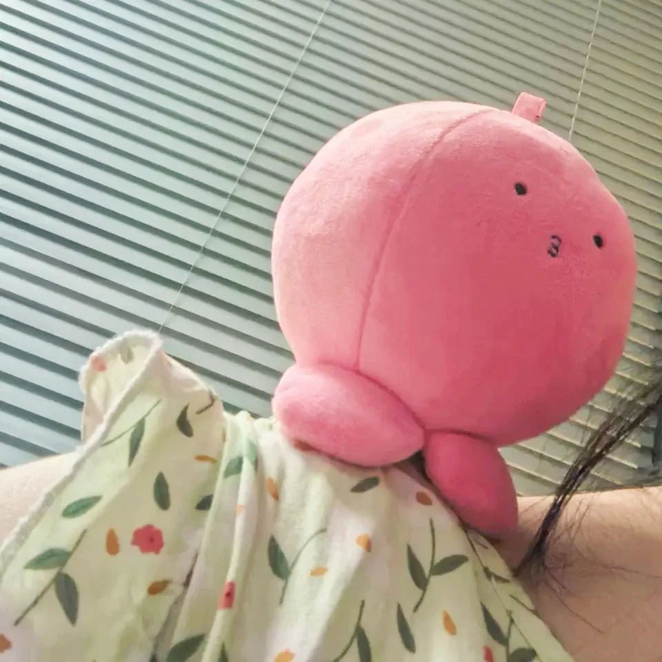 

10cm Nnu-Anu-Kf Takopiplushie Doll Magnetic Anime Manga Cosplay Prop Pink Plush Toy for Fans Accessories