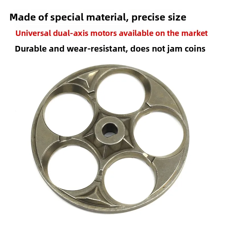 General 5 Hole Turntable for Coin Pusher Game Machine Circus Magician Star Turntable Accessories for Arcade Game Room