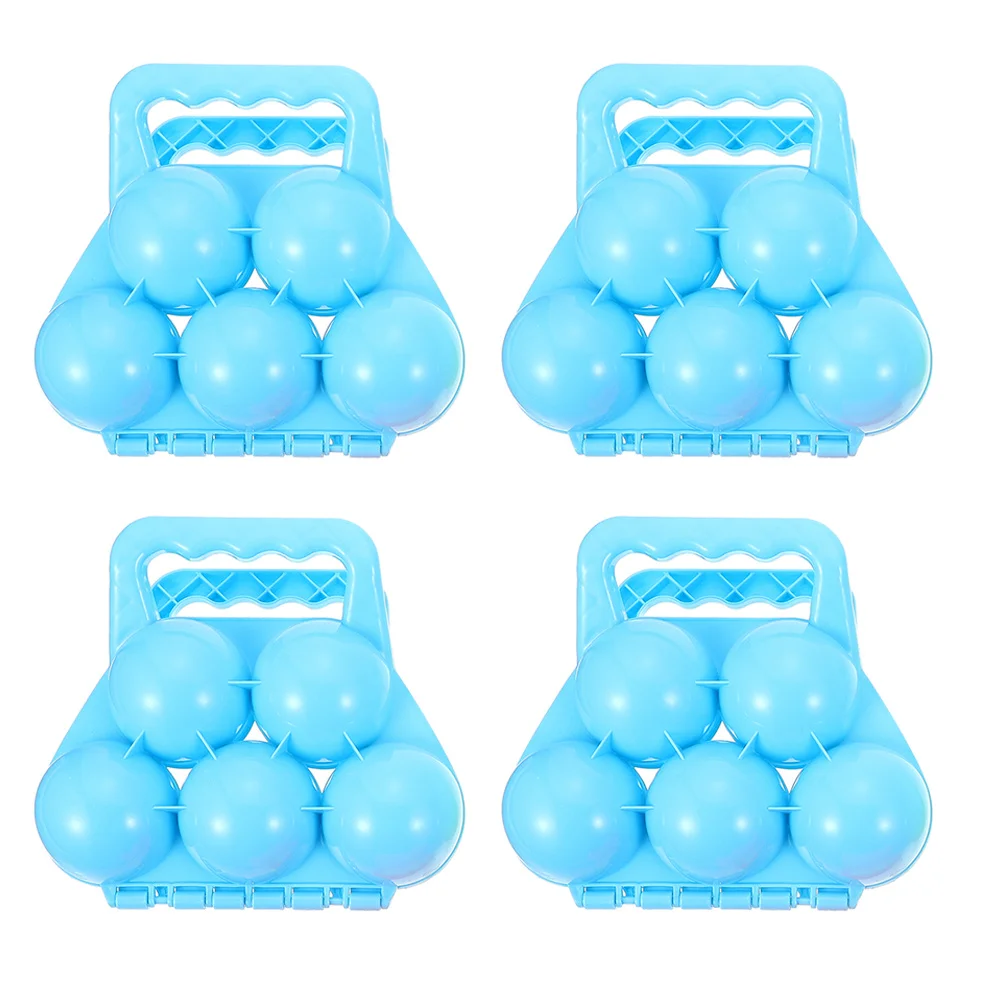4Pcs Clip Langlebig Komfortable Griff Kinder Winter Outdoor Schnee Bälle, Der Werkzeuge Kinder Winter Schnee Spielzeug