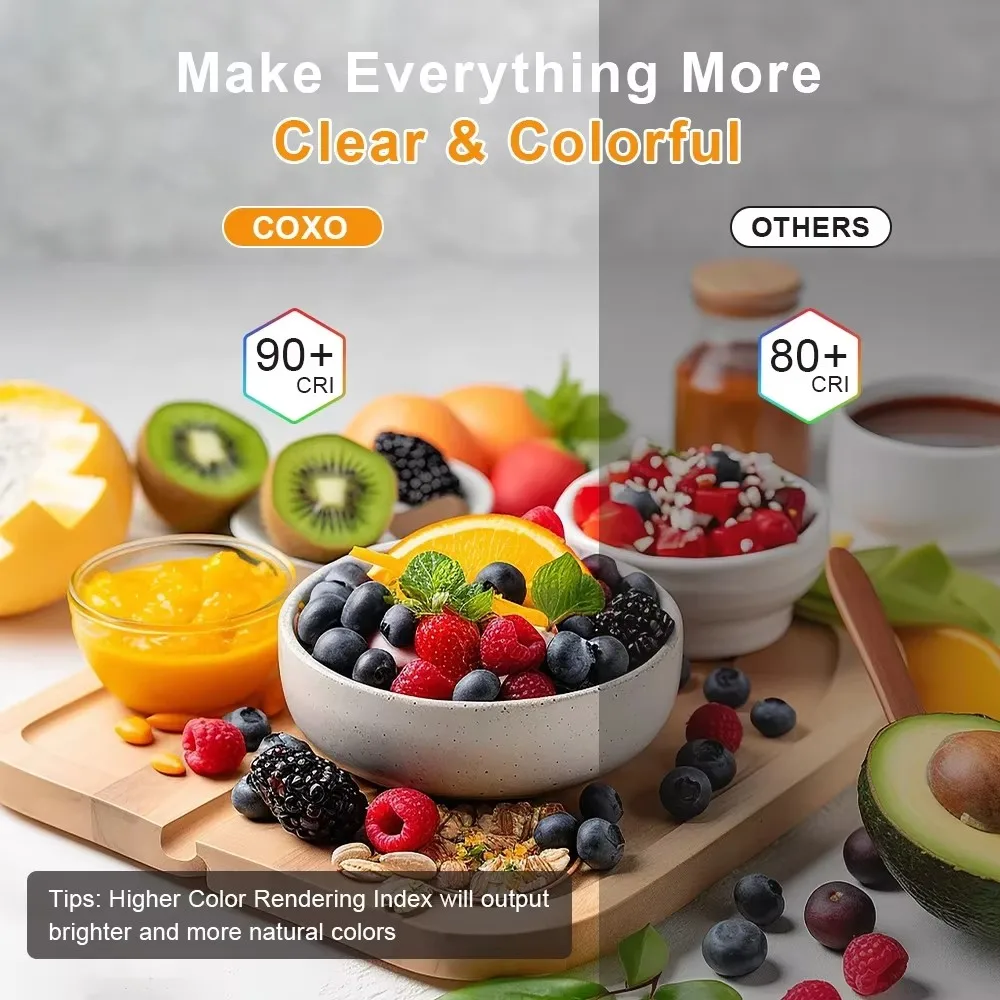 3 Rows Flexible 24V COB LED Strip 2600lm/m Super Bright High Density 960 LEDs/m Dimmable RA90 3000K 4000K 6500K Linear Led Light