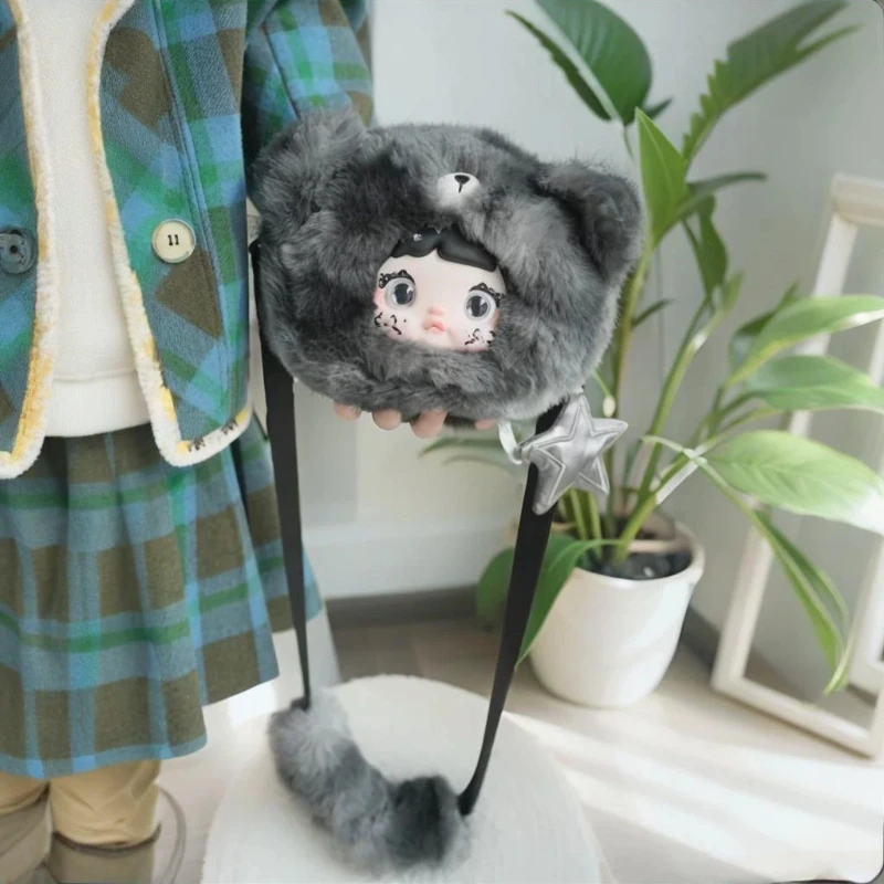 Oryginalny Nommi Winter Blind Box Plush Vinyl Backpack Winter Limited Edition Christmas Gift Girl Cute Plush Crossbody Bag 2025