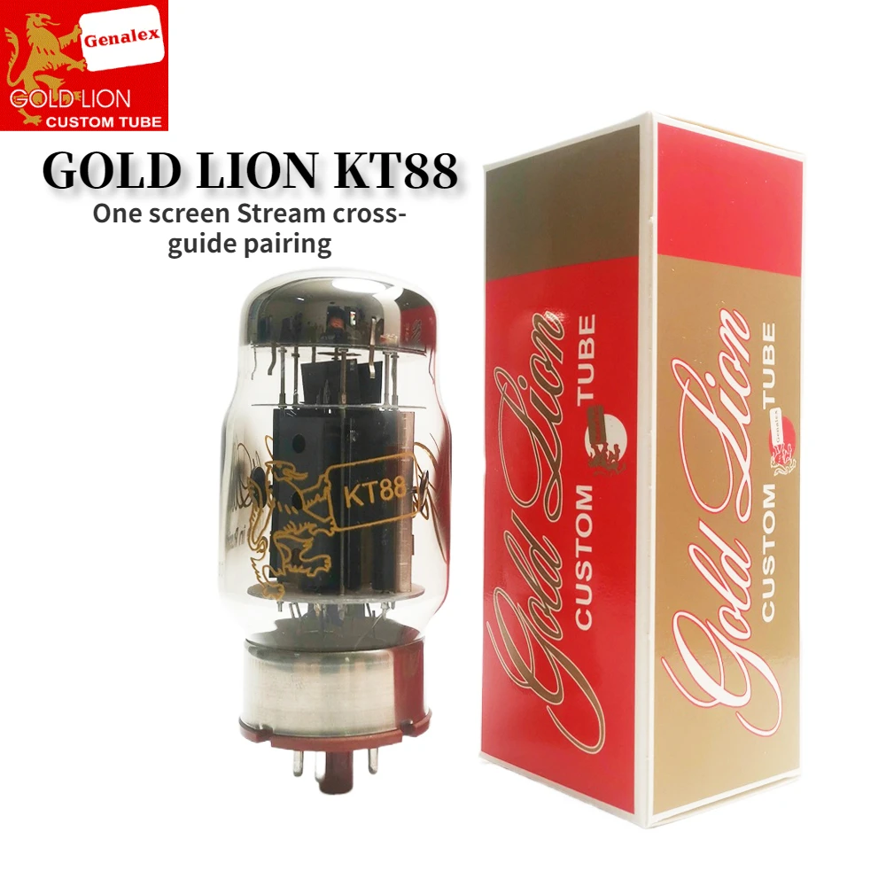 GOLD LION KT88 Vacuum Tube Replace 6550 KT120 EL34 KT66 KT77 KT100 HIFI Audio Valve Electronic Tube Amplifier Kit DIY