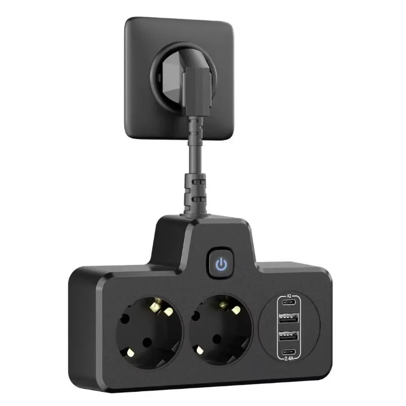 

Extension socket with night light USB plug Surge protection Power board Wall socket