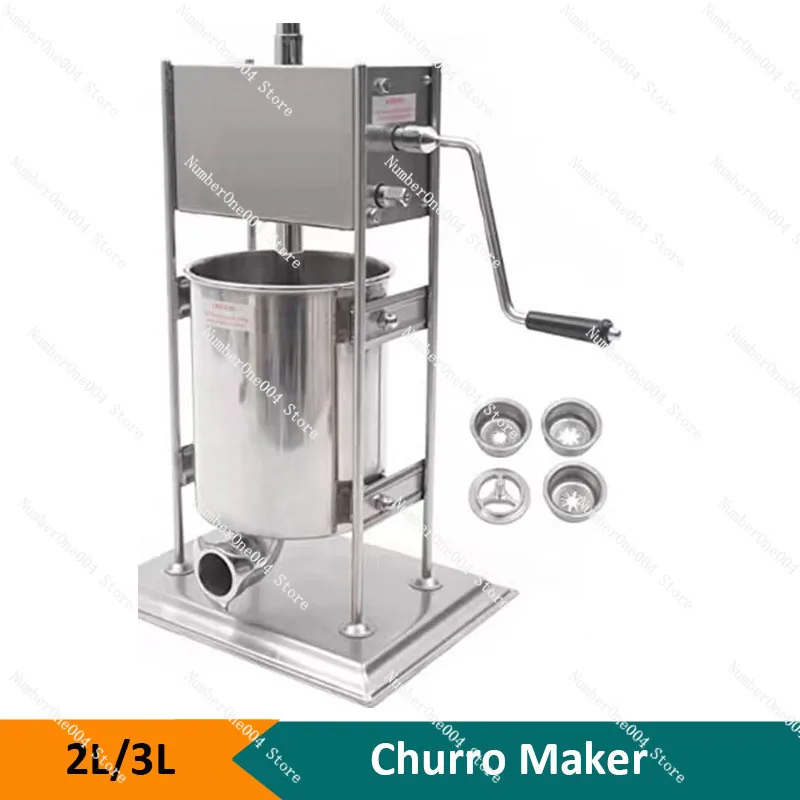 2L/3L Manual Latin Fruit Snack Twist Latin Fruit Machine Spanish Churro Maker