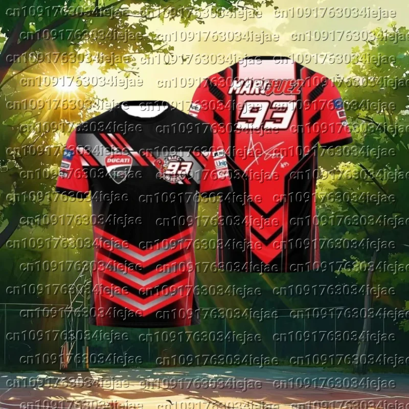 

Marc Marquez 3D Printed T-Shirt Summer Men's and Women's Fashion Outdoor Motorcycle Off-Road Racing Short Sleeve T-Shirts Tops