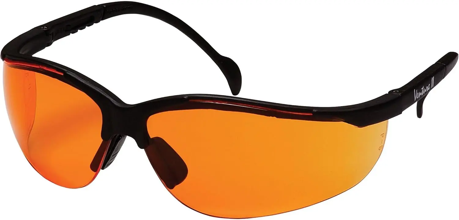 

Venture II Safety Glasses, Anti-Fog Mirror Lens for Indoor and Outdoor Use